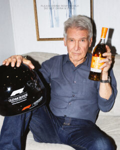 Este é o novo whisky oficial da Fórmula 1, anunciado por Harrison Ford