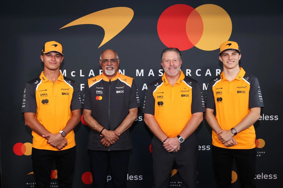 McLaren anuncia Mastercard como parceira de nomenclatura a partir de 2026
