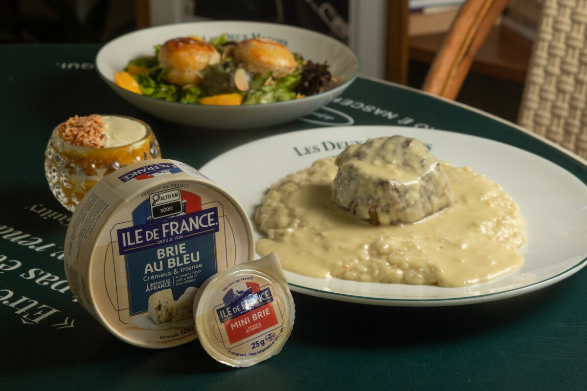 Le Deux Magots lança menu exclusivo com queijos Ile de France